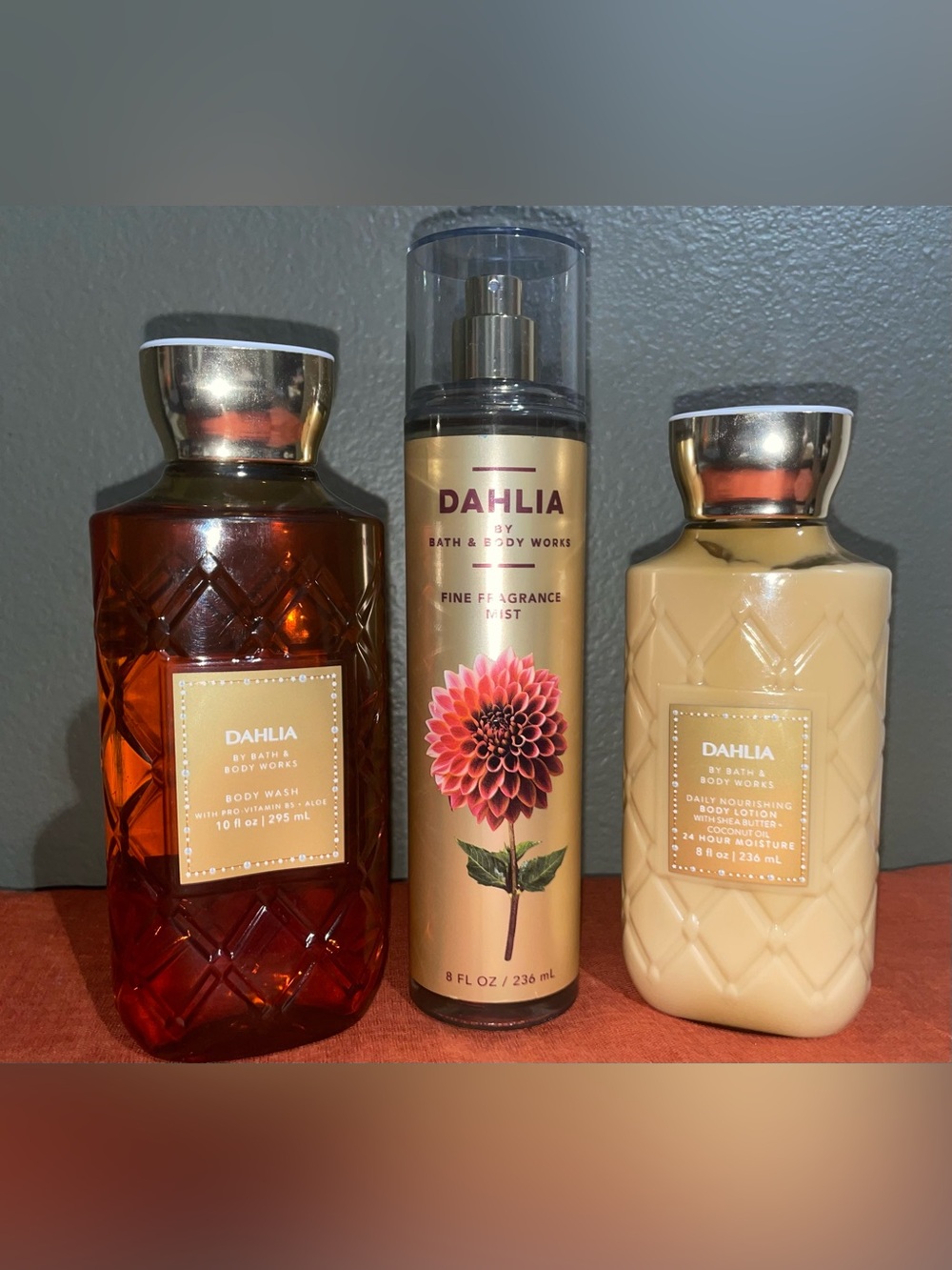 DAHLIA TRIO BATH & Body Works *RETIRED*
